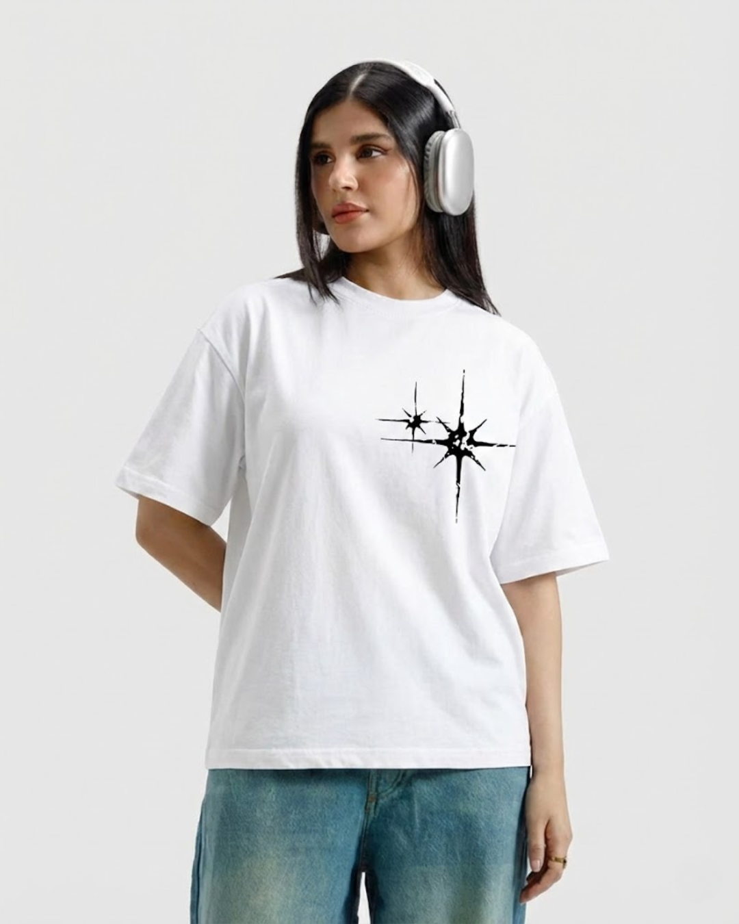 Star Quote Oversized Tee