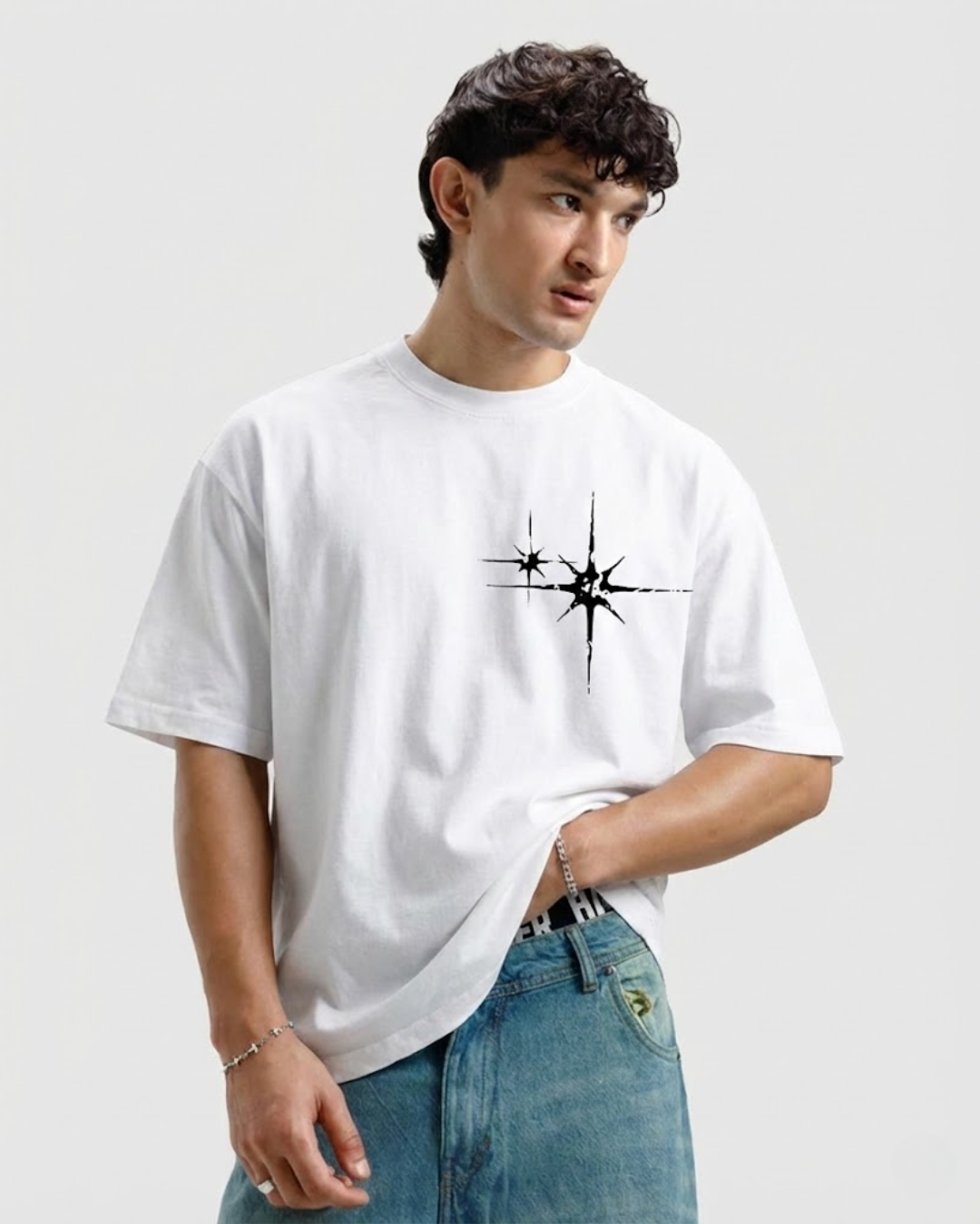 Star Quote Oversized Tee