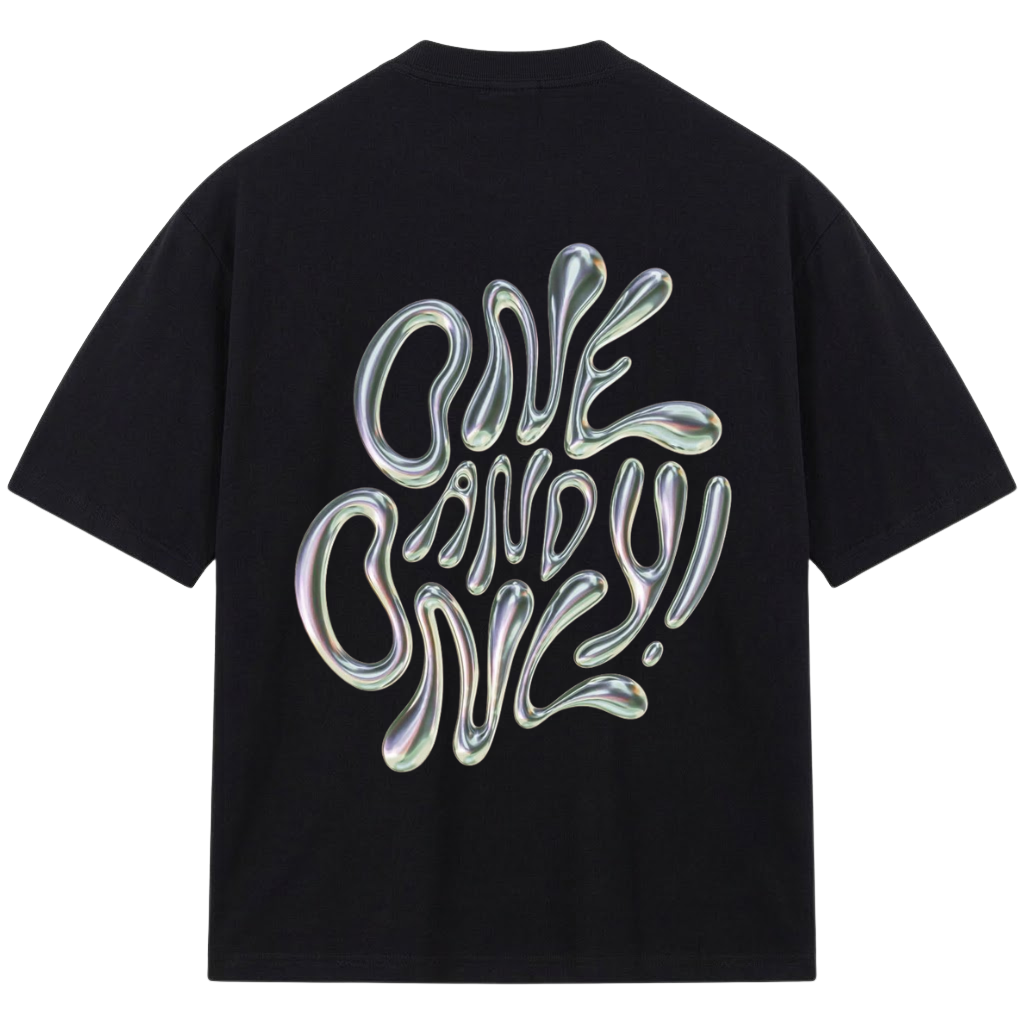 Holographic Oversized Tee