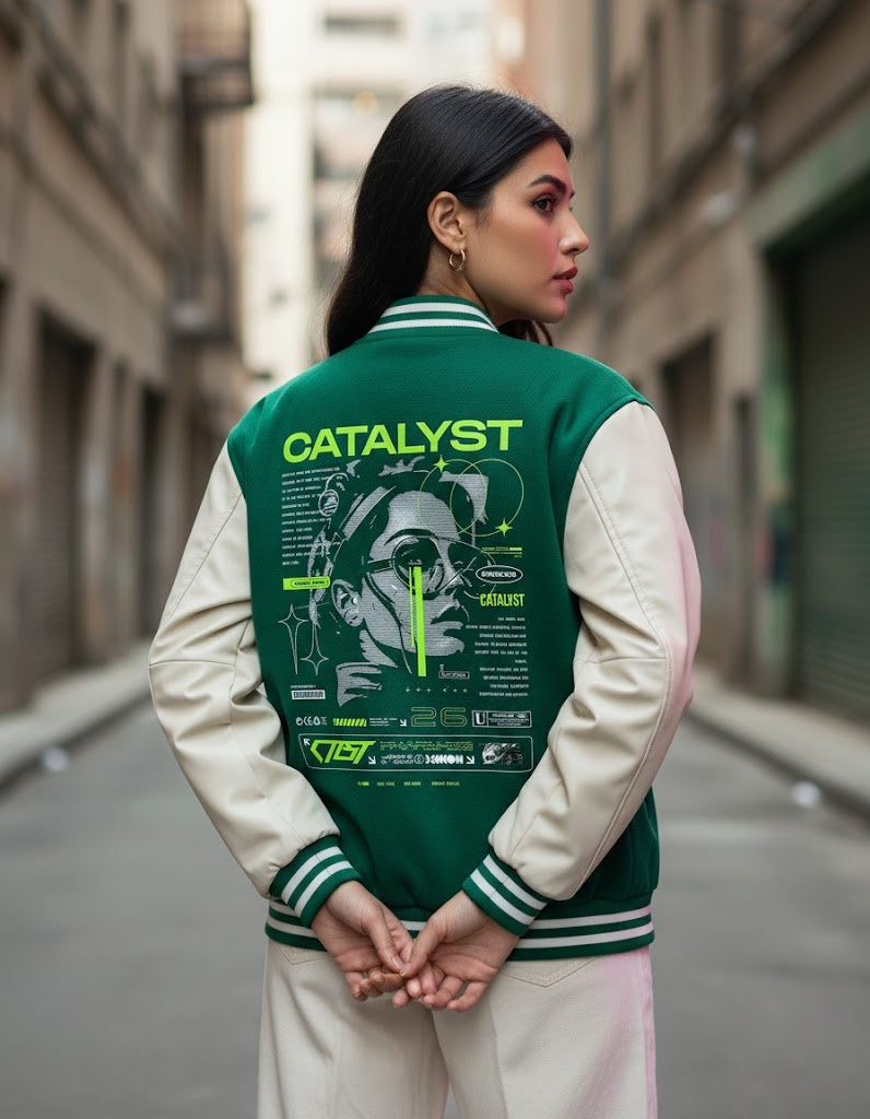 CATALYST Varsity Jacket – Neon Future Edition
