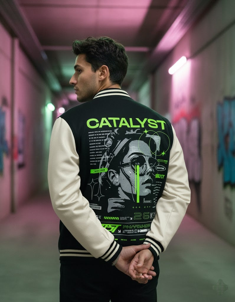 CATALYST Varsity Jacket – Neon Future Edition