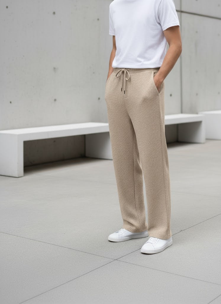 Relaxed Fit - Beige Trouser