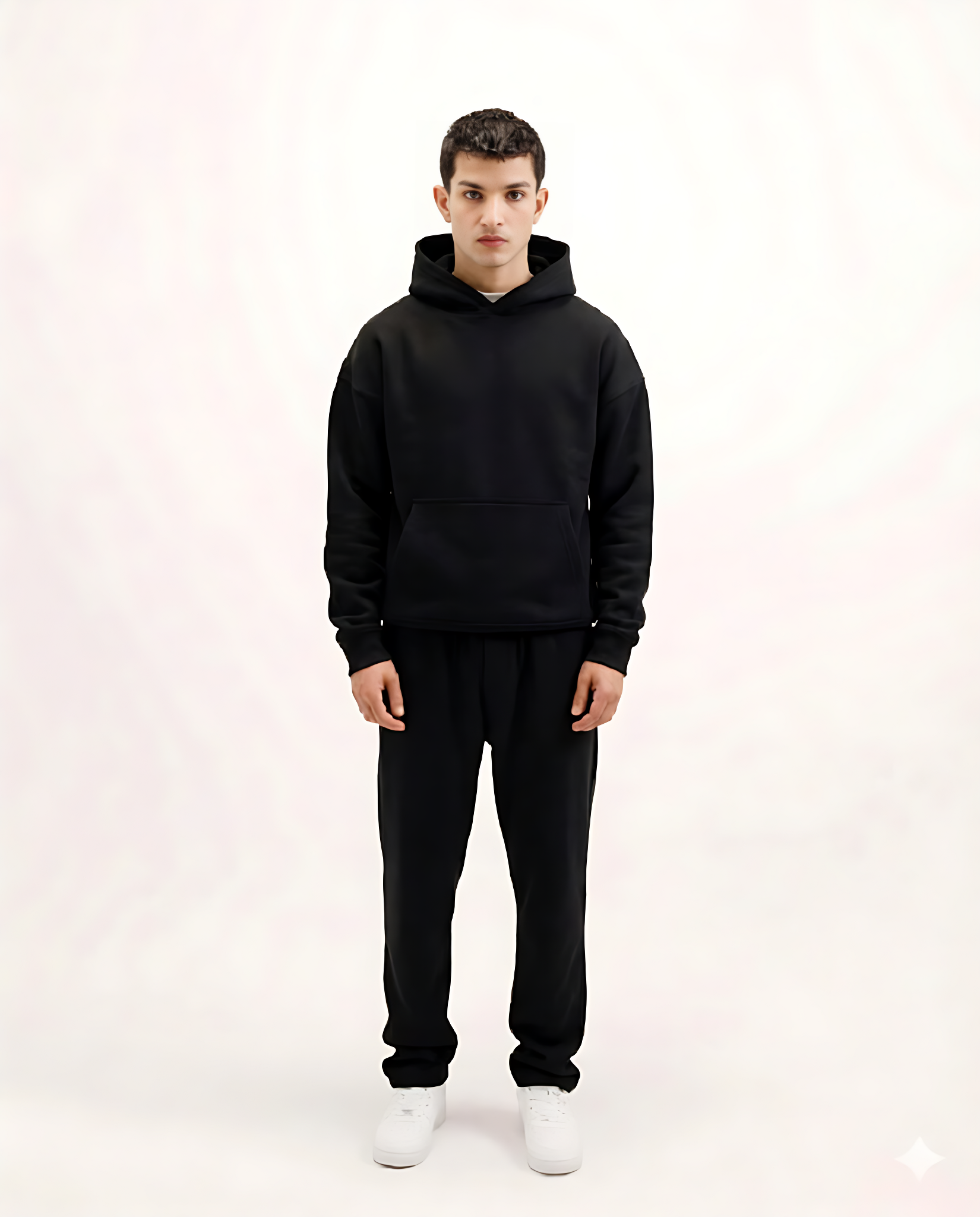 Black Essential Hoodie