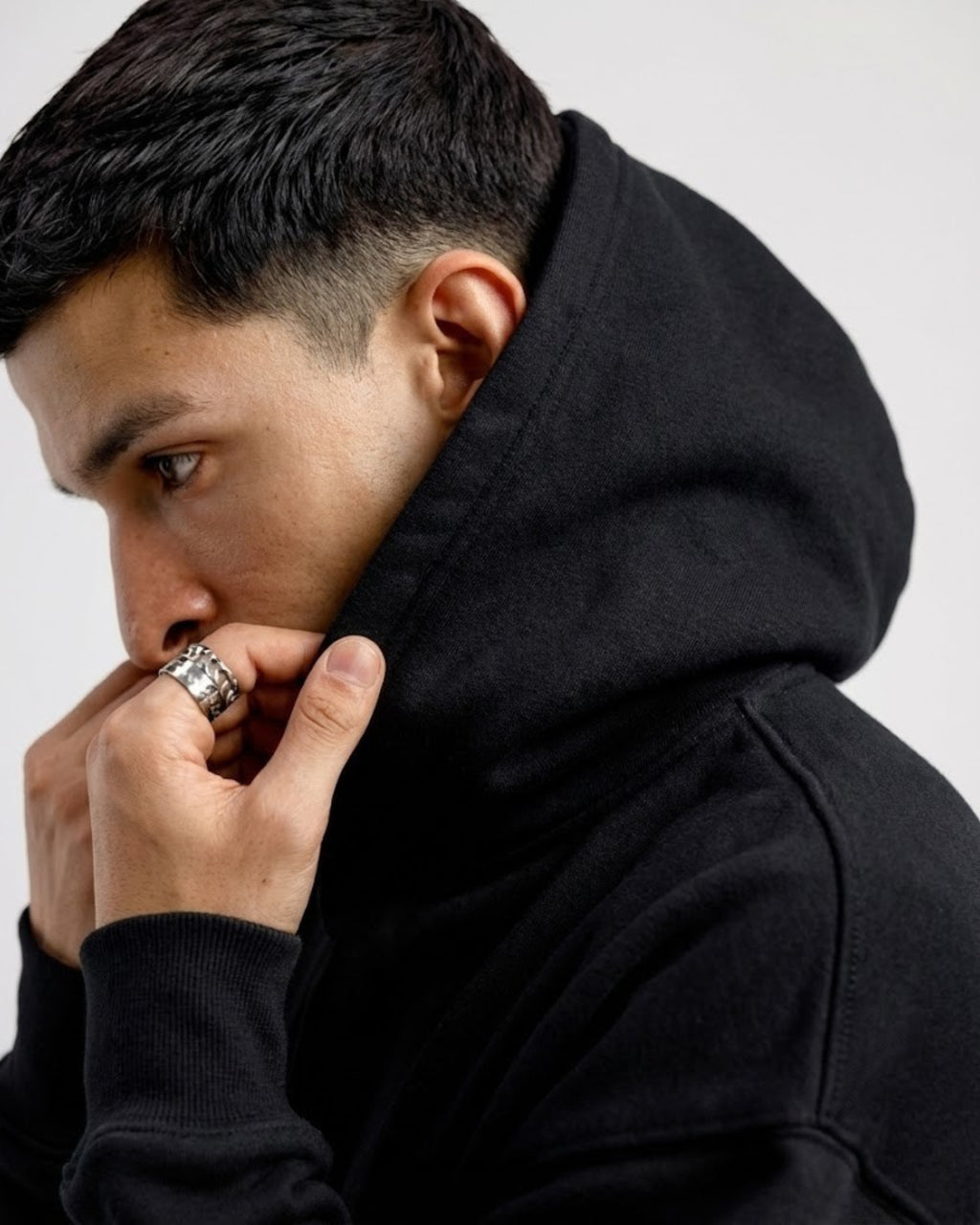 Black Essential Hoodie