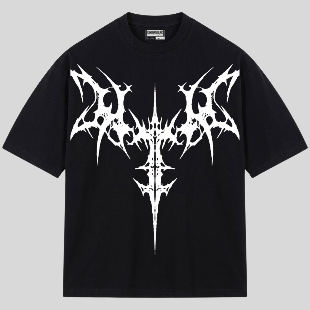 Death Metal Art Oversized Tee