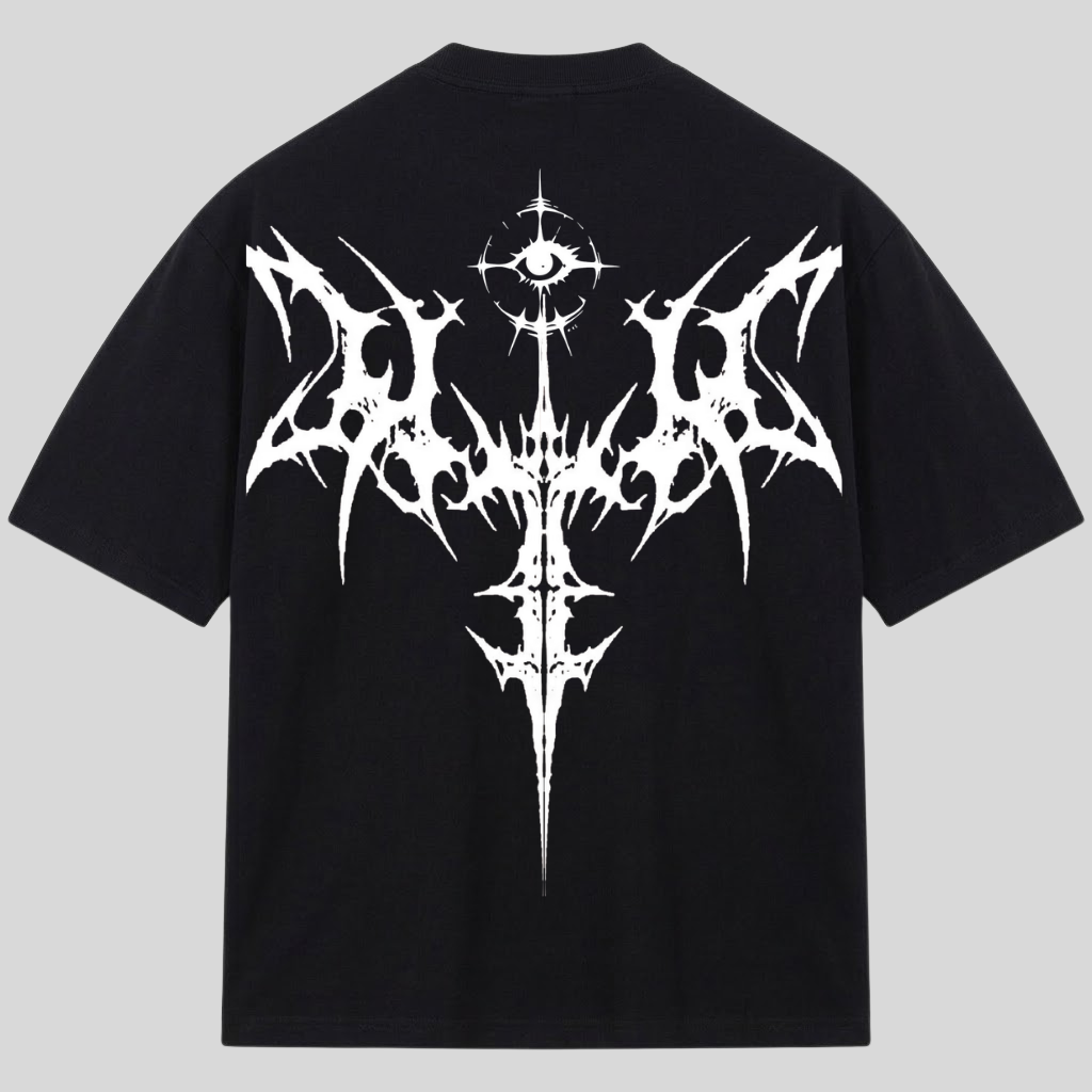 Death Metal Art Oversized Tee