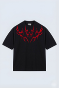 Gothic Thorn Graphic Oversized Tee