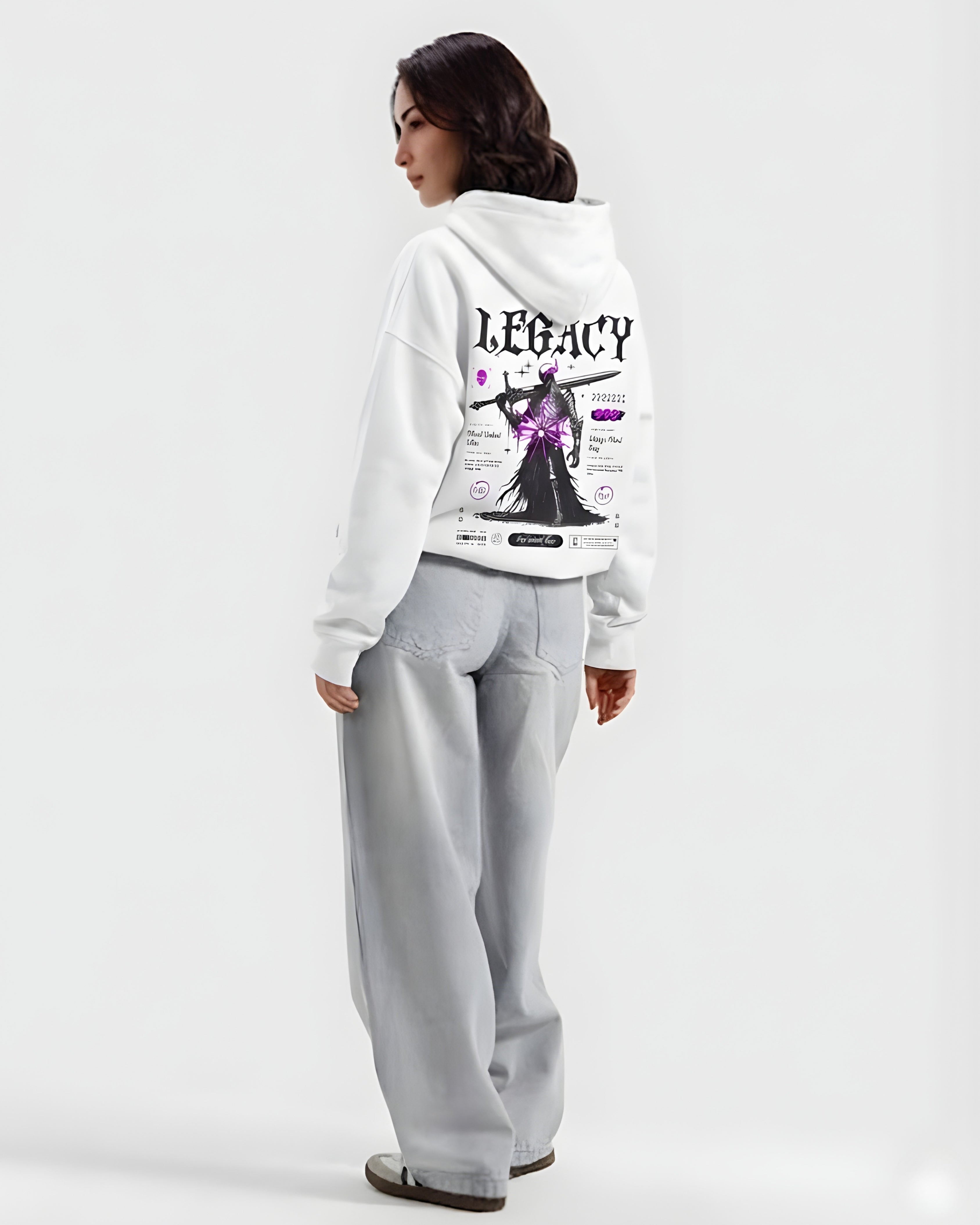 LEGACY SKELETON WARRIOR Hoodie - White