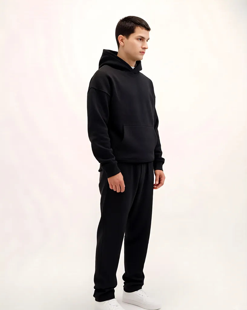 Black Essential Hoodie