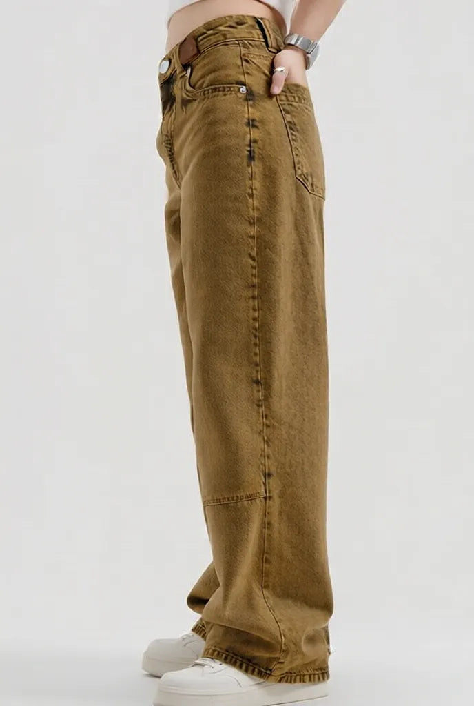 Khaki Baggy Jeans