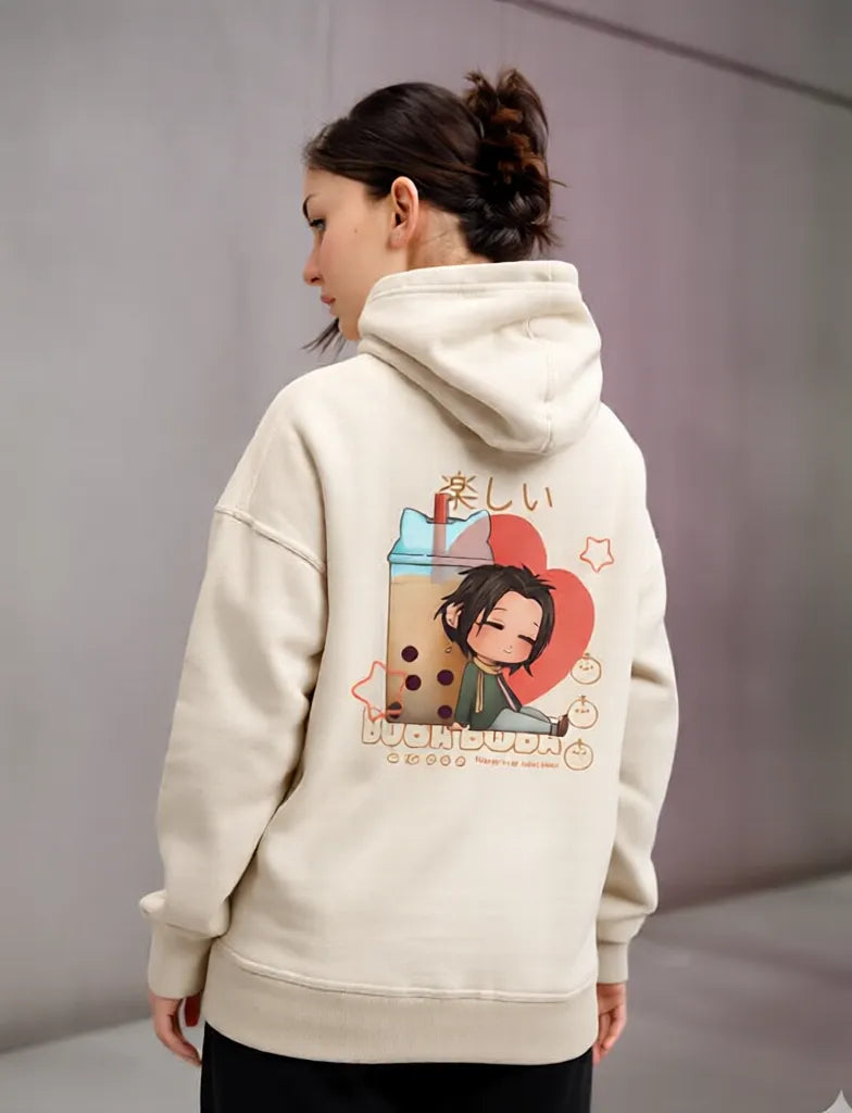 BUBA TEA GRAPHIC Hoodie - Cream Edition