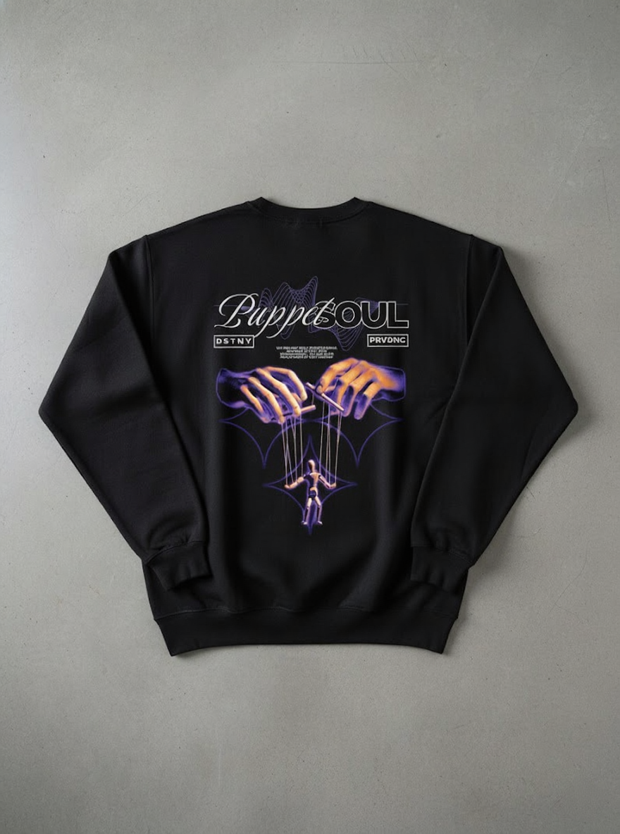 PUPPET SOUL Sweatshirt – Black