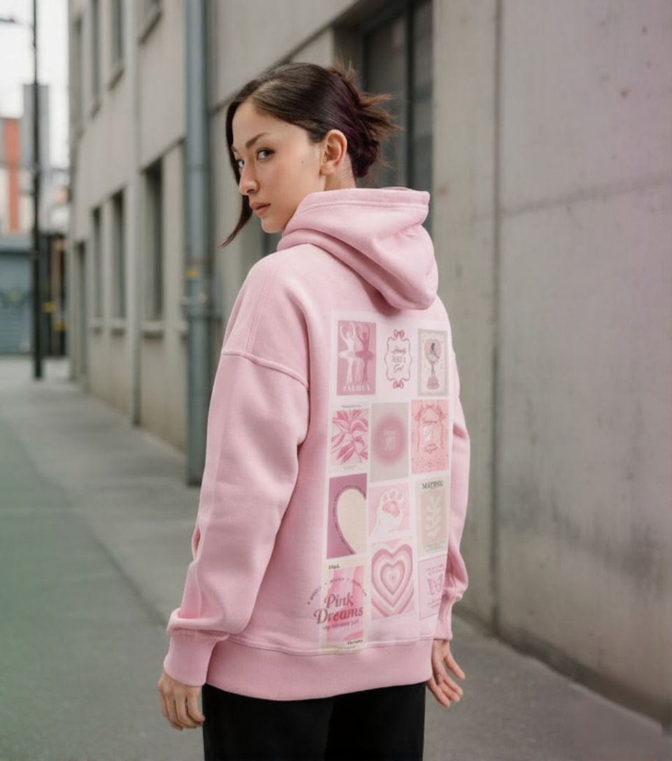 STAMPS Hoodie – Millennial pink
