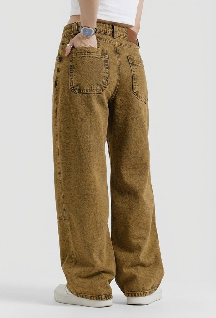 Khaki Baggy Jeans
