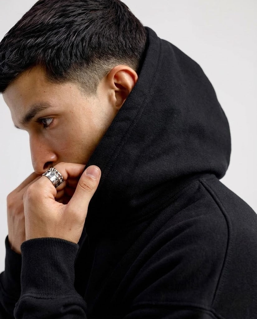 ANXIETY Graphic Hoodie - Black